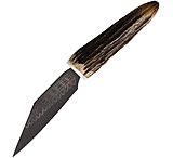 Image of Dragon King Scramasax Stag 2.88 in Carbon Steel Fixed Blade Knife