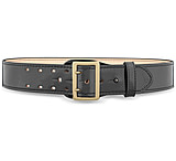 Image of DutyMan 2-1/4inch High-gloss Leather Sam Browne 2-row Stitch Duty Belt With Gold Buckle DTY-1031-32-9002