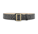 Image of DutyMan 2-1/4inch High-gloss Leather Sam Browne 2-row Stitch Duty Belt With Gold Buckle DTY-1031-34-9002