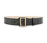 Image of DutyMan 2-1/4inch Plain Leather Sam Browne 2-row Stitch Duty Belt With Gold Buckle DTY-1011-32-9002