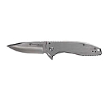 Image of Old Timer Smith &amp; Wesson KT Executive Platinum Folding Knife 3 Drop Point Blade Silver Box 38836BD3