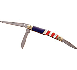 Image of Elk Ridge Small Stockman Red White Blue Folding Knife