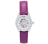 Image of Empress Magnolia Automatic MOP Skeleton Dial Bracelet Watch - Women's