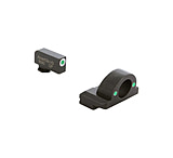Image of Ameriglo Tritium Ghost Ring Handgun Sight for Glock 42/43/43x/48 Green Rear Green with White Front 46F8A554
