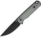 Image of Ferrum Forge Knife Works Lackey Fixed Blade Jade Black