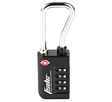 Image of Firearms Safety Devices on Resettable 4-Dial TSA Combination Lock w/Steel Sha, Black, Not a CA-DOJ Approved Firearms Safety Device