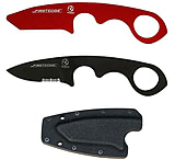 Image of First Edge HR-2 Kit Droppoint Serrated Edge Red Trainer Fixed Blade Knife