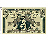 Image of Flags Guns Freedom Dollar Flag