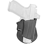 Fobus GL-2 DB Polymer OWB Paddle Holster, Glock 17/19/19X/22/23/25/31/32/34/35/44/45, Right Hand, Black, GL-2DBUSA