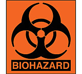 Image of Forensics Source Biohazard Label - 100-Pack