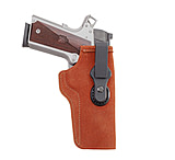 Galco Tuck-N-Go 2.0 Strongside/Crossdraw Premium Steerhide IWB Holster, Kimber Solo 9mm, Natural, Ambidextrous, TUC634