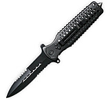 Image of Gen Pro Assisted Folder Knife w/ Black Aluminum Handle &amp; Black Combo Edge