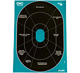 Image of Girls With Guns Gwg Splash Self-Adhesive Oval Handgun Trainer Paper Target, 5 Pack