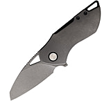 Image of Grissom Knife &amp; Tool Grissom &amp; Tool Riverstone Framelock DSW 2.75 in Stainless Steel Folding Knife