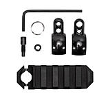 Image of GrovTec US .420 - .470in Tube Mount Rail Barrel Band Mounted Picatinny Rail