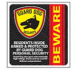 Image of Guard Dog Security Window/Door Sticker