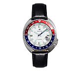 Image of Heritor Automatic Pierce Genuine Leather-Band Watch w/Date