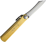 Image of Higonokami SK Folder Brass Blue Sheath Folding Knife