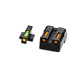 Image of HiViz LiteWave H3 Tritium/Litepipe Pistol Night Sight Set - Fits All Kimber 1911 w/ Fixed Sights, Except Micro