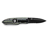 Image of Hoffner Knives 3.5in Chiseled Grip Combo Blade Folding Knife