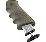 Image of Hogue AR-15/M-16 Rubber Gun Grip with Storage Kit OD Green 15011