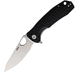 Image of Honey Badger Knives Large Leaf Linerlock Black