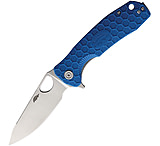 Image of Honey Badger Knives Large Leaf Linerlock Blue
