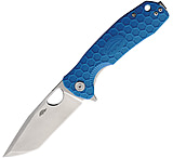 Image of Honey Badger Knives Large Linerlock Tanto Blue