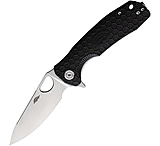 Image of Honey Badger Knives Medium Leaf Linerlock Black HB1386