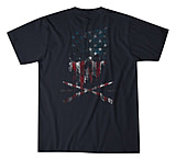 Image of HOWITZER Skull Flag Short Sleeve T-Shirt - Men's