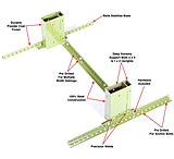 Hyskore Target Hound 1000 Yards Target Stand, Od Green, 30310
