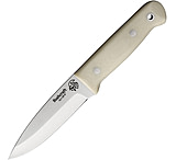 Image of J&amp;V Adventure Knives Bushcraft 12C27 Sandvik 4.38in Fixed Blade Knife