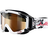 Image of Julbo Glenak Rx Insert Goggles, White/Black w/ Camel Cylindrical Lens