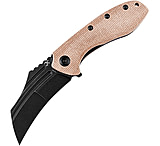 Image of Kansept Knives KTC3 Linerlock Brown Micarta 3.00 in 154CM Stainless Steel Folding Knife