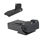 Image of Kensight Ruger MKII, MKIII &amp; MKIV Adjustable Target Rear Tritium Night Sight Set w/Beveled Blade