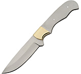 Image of Knifemaking making 8.25 Ss Blank Straight Pt 4.00 in Stainless Steel Fixed Blade Knife