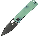 Image of Kubey Hyde Liner Lock Jade Black 4in Folding Knife