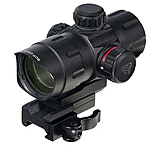 Image of Leapers UTG 4.2in ITA Red/Green CQB Dot w/ QD Mount, Riser Adaptor