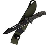 Image of Linton Cutlery Black Powder Coated Knife w/ Sheath