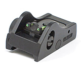 Image of LPA Adjustable Rear Shotgun FO Sights - Picatinny Rail