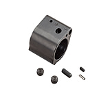Luth-AR Adjustable Gas Block, AR-15/ M16, 5.56x45mm NATO/ .223, .750in Inner Diameter, 4140 Chrome Moly Vanadium, Nitride, Black, GB-750-A