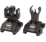 LWRCI Skirmish Back Up Iron Sights Set, Black, 200-0065A01