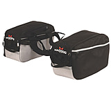 Image of Mad Dog Motorcycle Saddle Bag, Adjustable Netted Straps