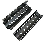 Image of Mako Group FAB Defense Black Aluminum Quad Rail Hand Guards for AR-15/M4