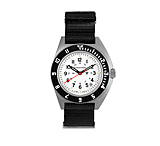 Image of Marathon Arctic Steel Navigator W/ Date On Nylon Defstan Watch