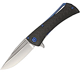 Image of Marfione Custom Knives Closer Framelock CF Blued Folding Knife