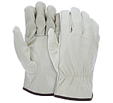 Image of MCR Safety Leather Drivers Work Gloves, Select Grade Unlined Grain Pigskin, Keystone Thumb