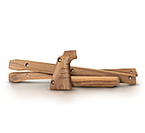 Image of MDT XRS Walnut Kit w/ Vertical Grip