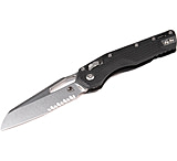 Image of Microtech MSI S/E Tri-Grip Injection Molded Stonewash Part Serrate 3.88in Folding Knife