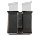 Image of Mission First Tactical Double Pistol Magazine Pouch, Fits GLOCK 9/40 Magazines, Black, Adjustable Retention, Includes 1.5 Belt Loop